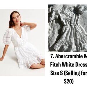 Abercrombie & Fitch White Dress